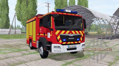 MAN TGM 18.250 Pompier pour Farming Simulator 2017