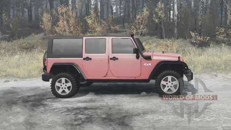 Jeep Wrangler Unlimited Rubicon (JK) 2006 pour Spintires MudRunner