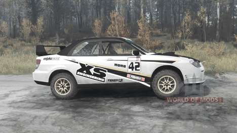 Subaru Impreza WRX STi (GDB) 2007 Rally für Spintires MudRunner