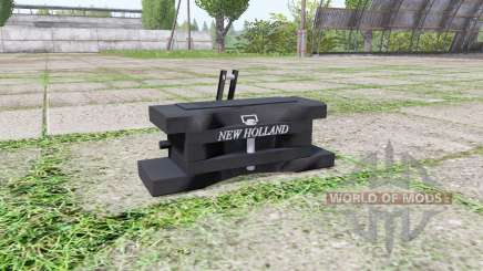 New Holland front weight pour Farming Simulator 2017