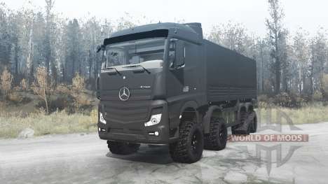 Mercedes-Benz Actros (MP4) 8x8 pour Spintires MudRunner