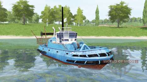 Blau Schiff für Farming Simulator 2017