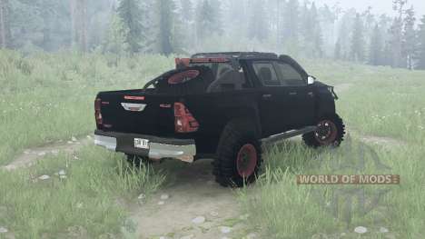 Toyota Hilux Double Cab 2016 pour Spintires MudRunner