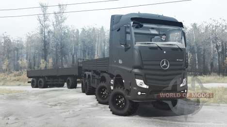 Mercedes-Benz Actros (MP4) 8x8 pour Spintires MudRunner