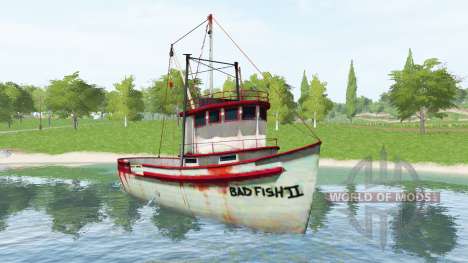 Bateau de pêche pour Farming Simulator 2017