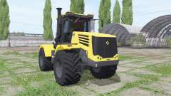Kirovets K 744Р4 jaune v1.1 pour Farming Simulator 2017