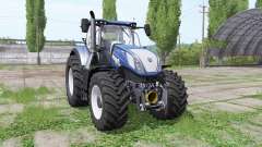 New Holland T7.290 wide tyre pour Farming Simulator 2017