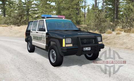 Jeep Cherokee Police für BeamNG Drive