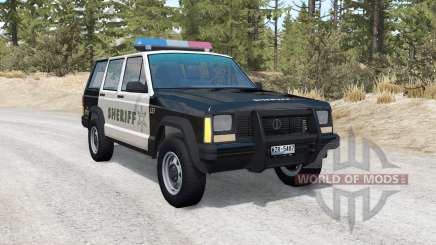 Jeep Cherokee Police skins pack pour BeamNG Drive