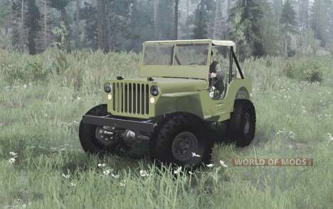 Willys MB pour Spintires MudRunner