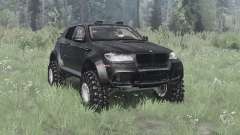 BMW X6 M (E71) 2009 lifted pour MudRunner